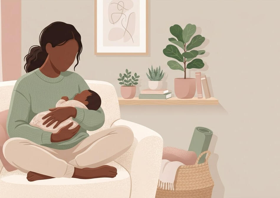postpartum mum mummy tummy after childbirth